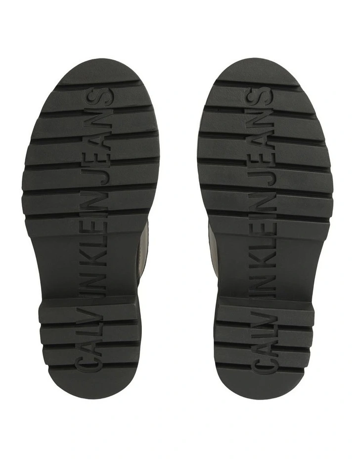 Waterproof Flexible Lug Sole Rainboot in Black image 5