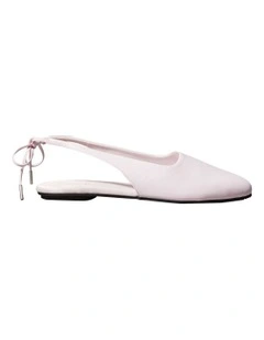 Slingback Ballerina Flats in Pink