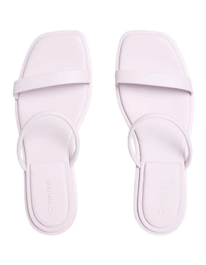 Leather Sandal in Pink image 3