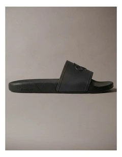 Nemo Contoured Signature Logo Sliders in Triple Black