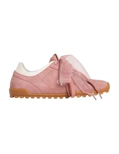Low Profile Suede Runners in Blush