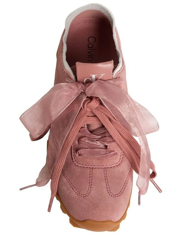 Low Profile Suede Runners in Blush image 4