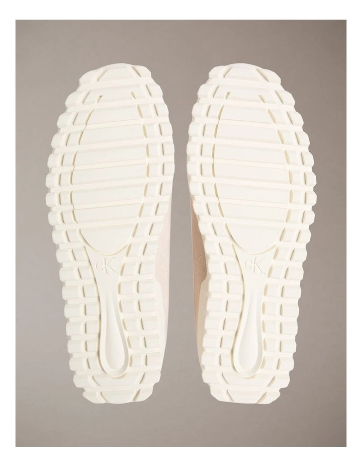 Low Profile Suede Runners in Light Cashew image 5