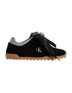 Low Profile Suede Runners in CK Black