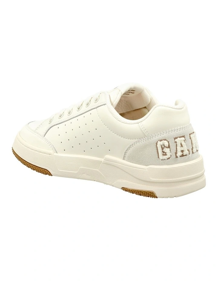 Ellizy Leather Sneaker in Off White image 5