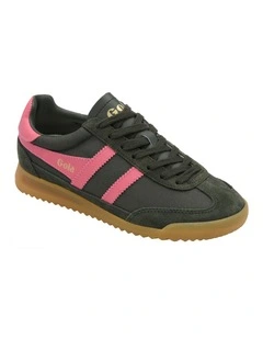 Tornado Trainer Shoe in Dark Khaki/Bubblegum