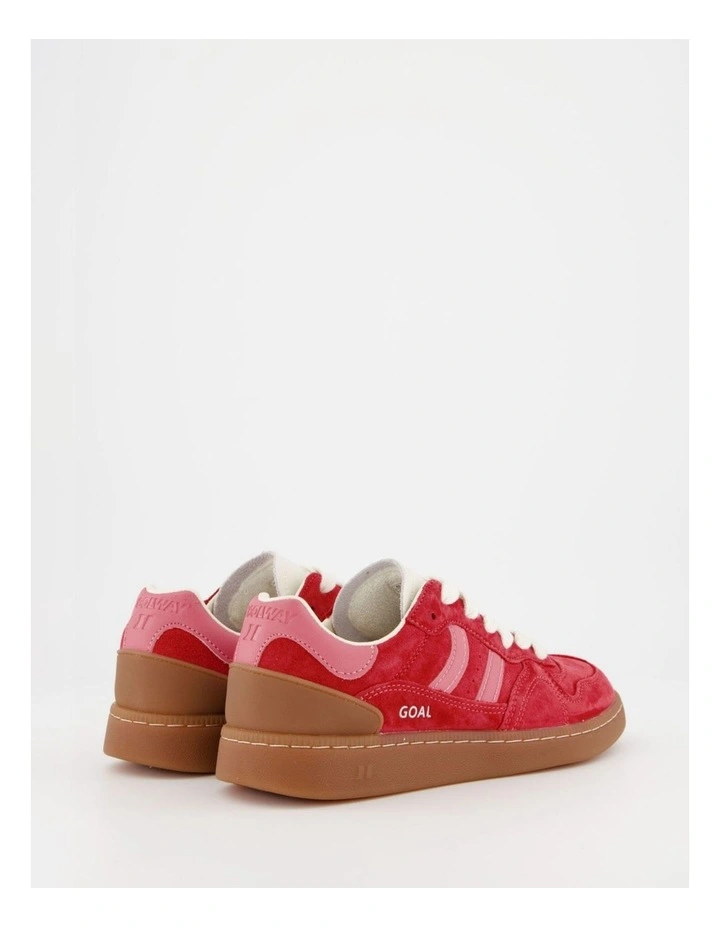 Goal Suede Sneaker in Red Love image 5