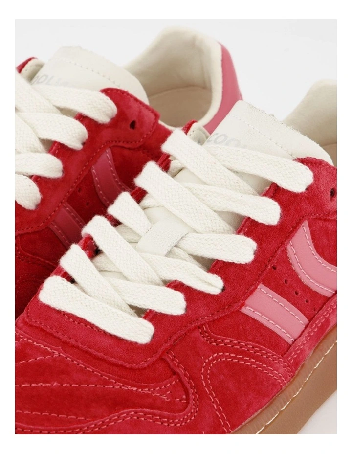 Goal Suede Sneaker in Red Love image 6