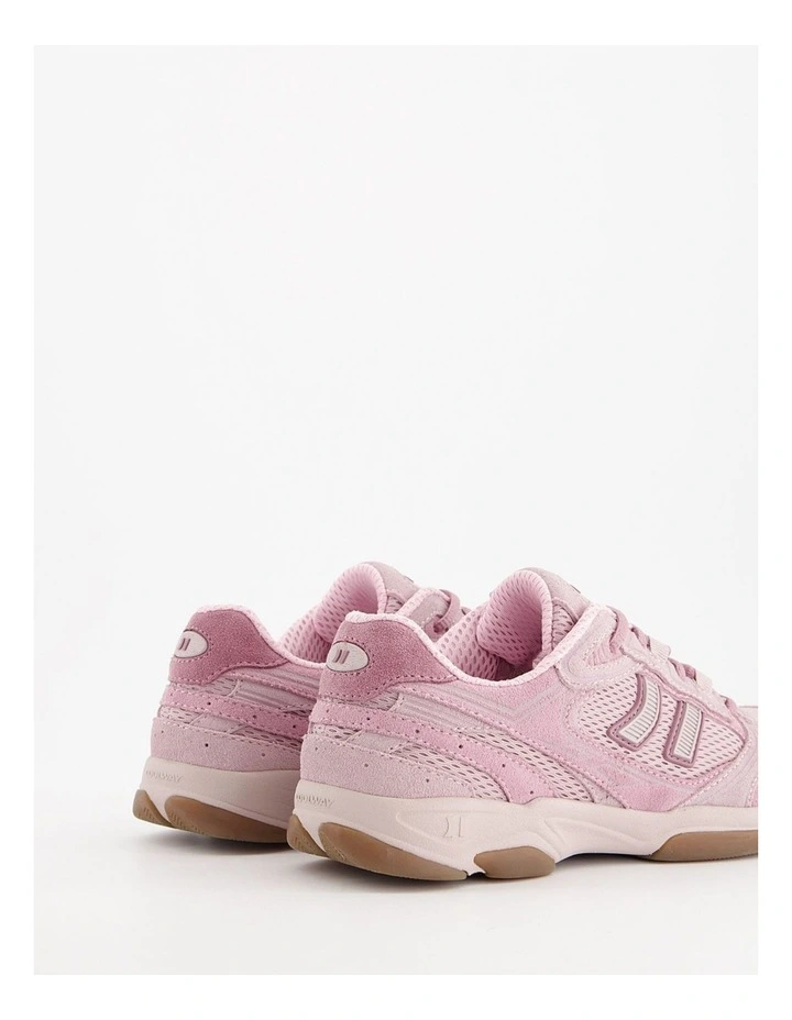 Smoke Sneaker in Blush Velvet image 5