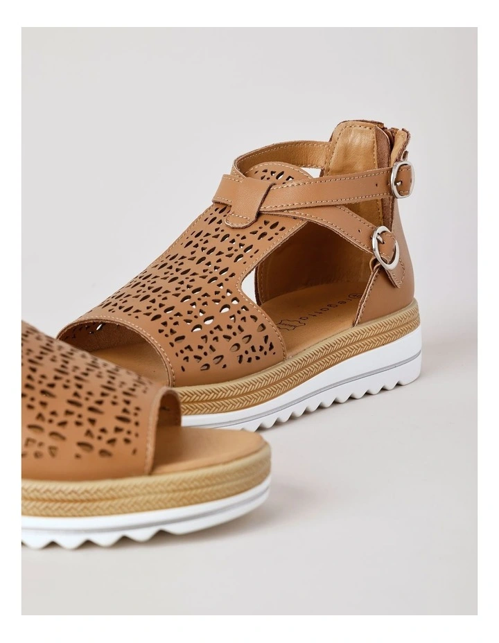 Eloise Sandal in Black Leather image 4
