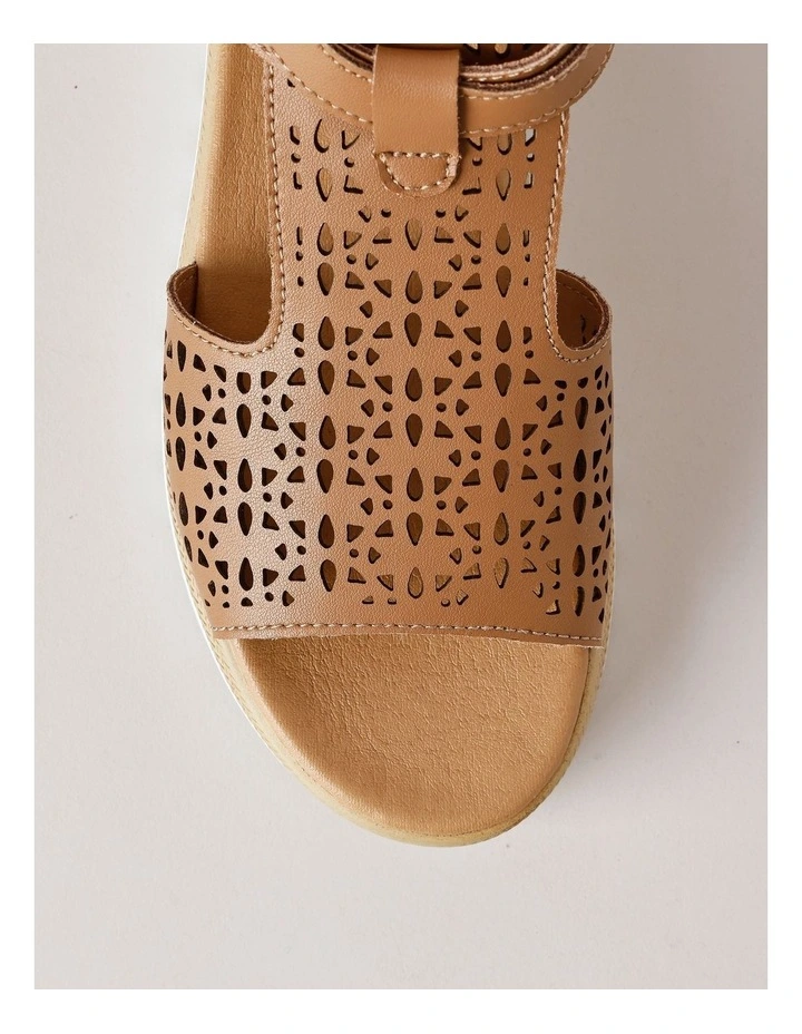 Eloise Sandal in Black Leather image 5