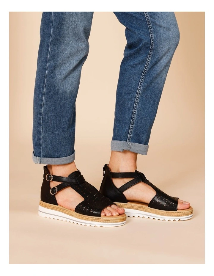 Eloise Sandal in Tan Leather image 2