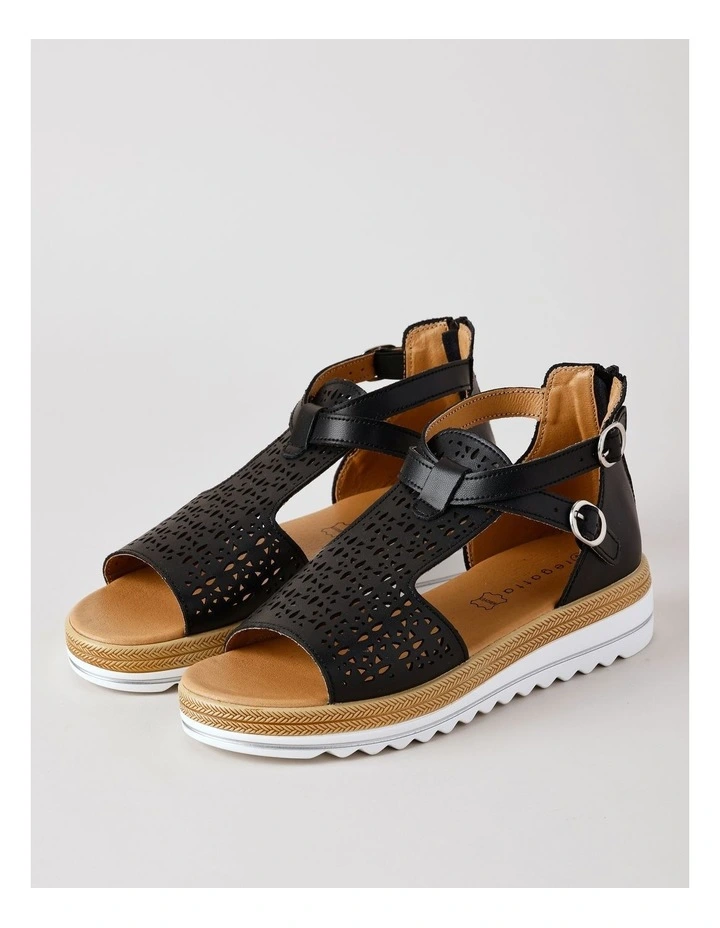 Eloise Sandal in Tan Leather image 2