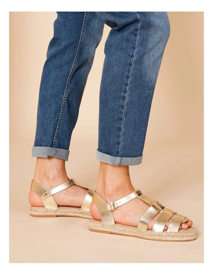 Ester Sandal in Gold image 2