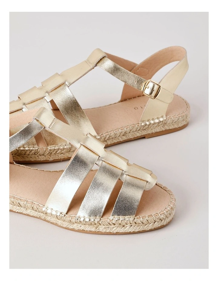 Ester Sandal in Gold image 3