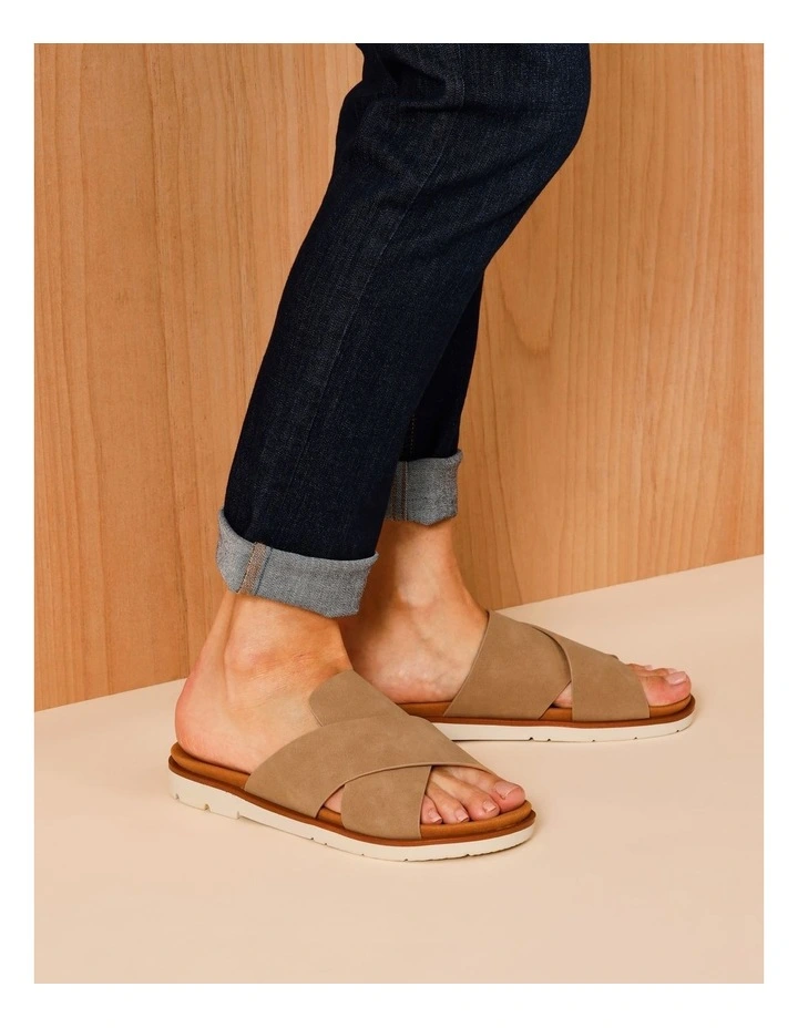 Sandy Sandal in Light Tan image 2