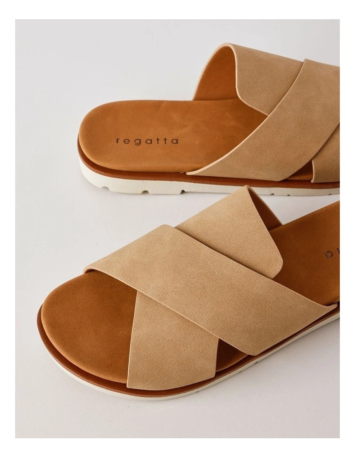 Sandy Sandal in Light Tan image 6