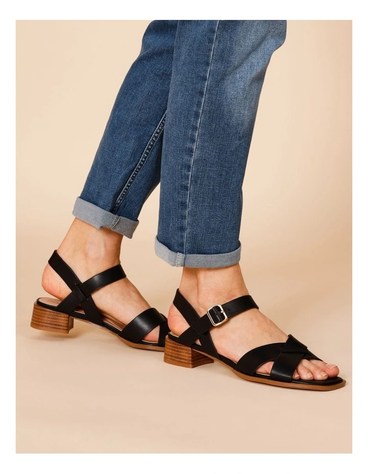 Kristin Sandal in Black image 2