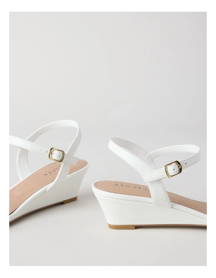 Cora Sandal in White image 4