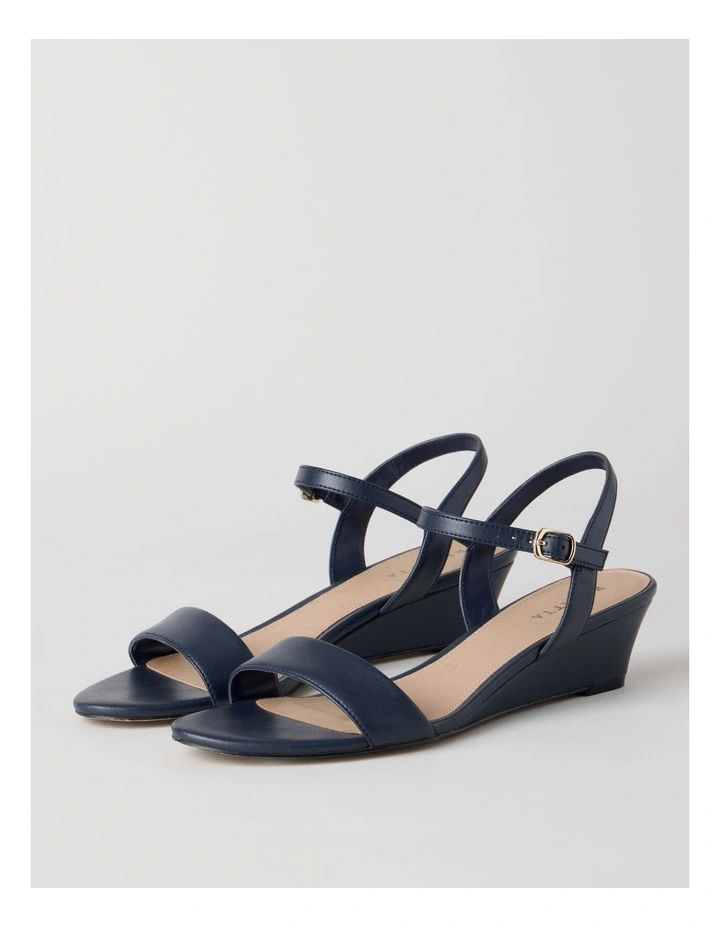 Cora Sandal in Navy image 3