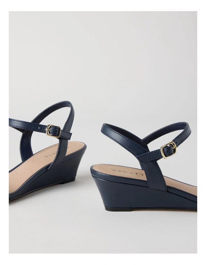 Cora Sandal in Navy image 5