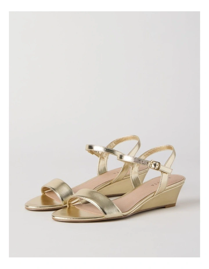 Cora Sandal in Gold image 3