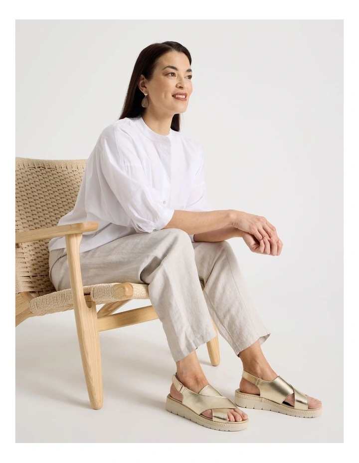 Broome Sandal in Gold image 2