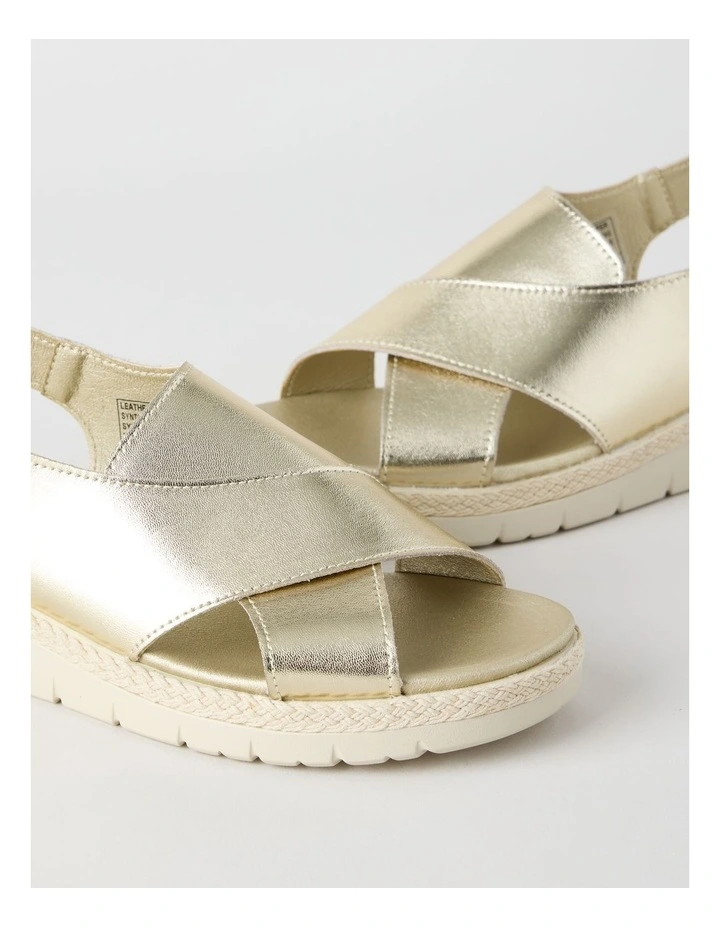Broome Sandal in Gold image 4