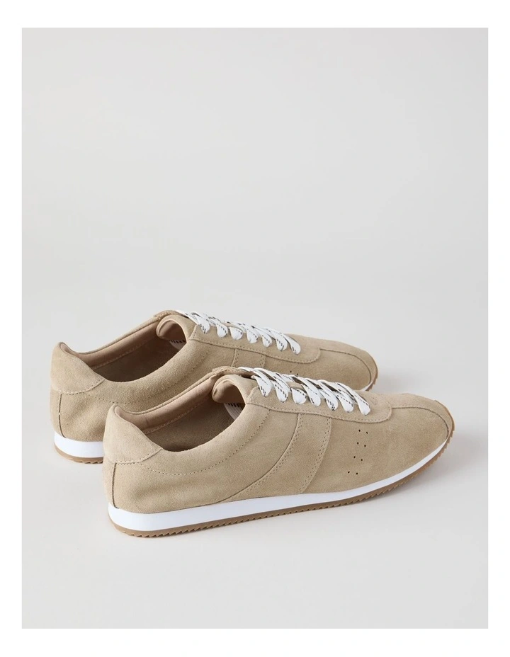 Lyon Sneaker in Taupe Suede image 5