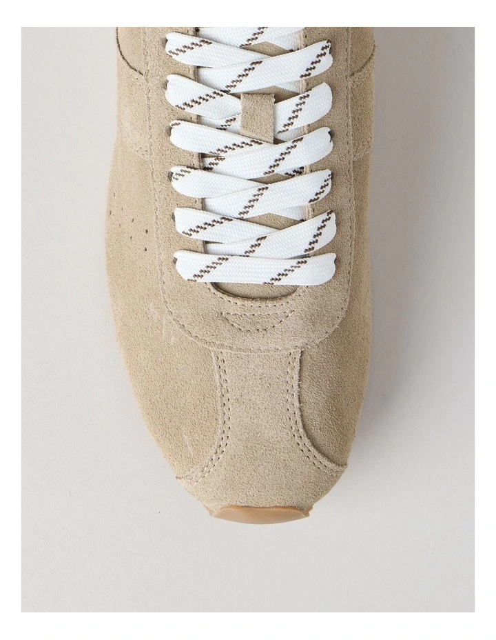 Lyon Sneaker in Taupe Suede image 5