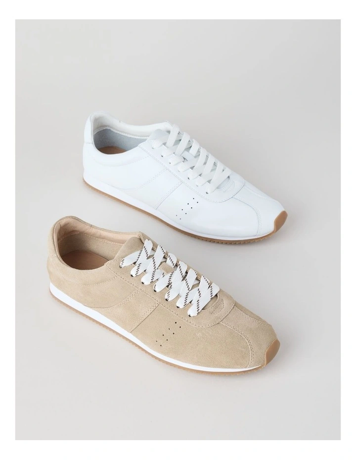 Lyon Sneaker in Taupe Suede image 7