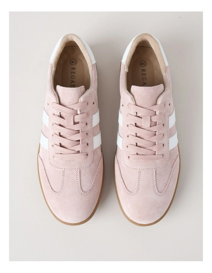 Lisbon Sneaker in Soft Pink image 2