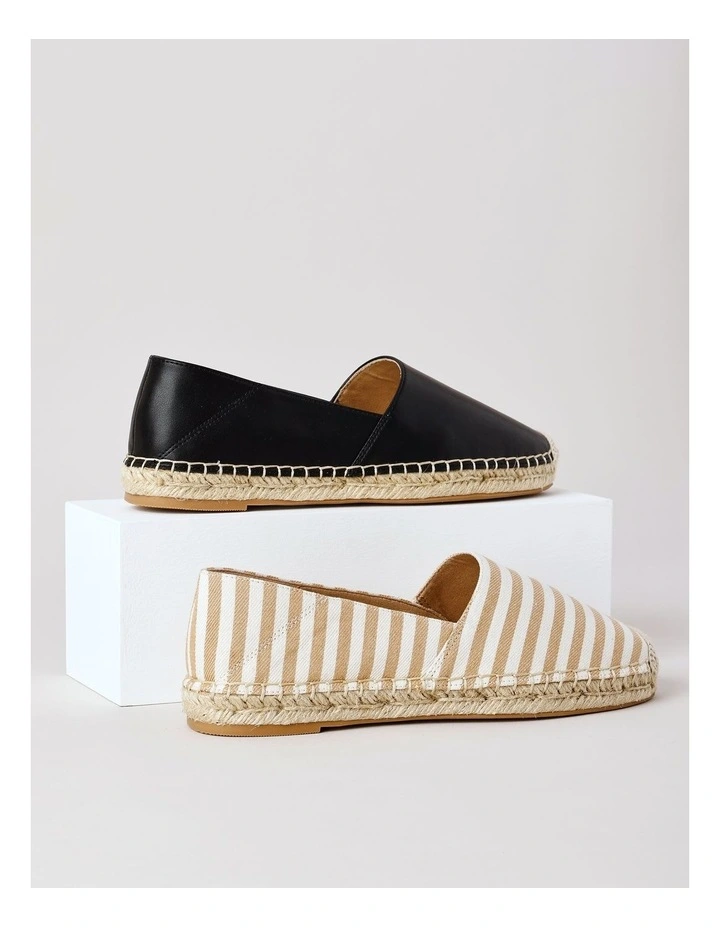 Martha Flat Shoe in Stripe Canvas image 7