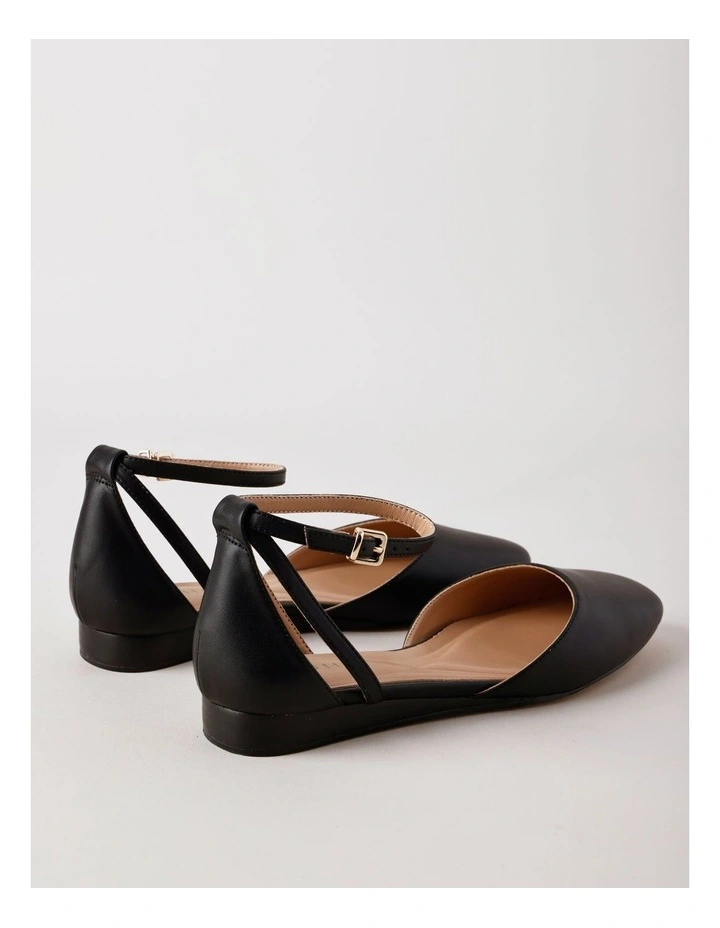 Kelise Flat Shoes in Black image 5