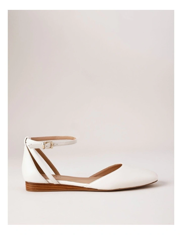 Kelise Flat Shoes in Chalk image 1