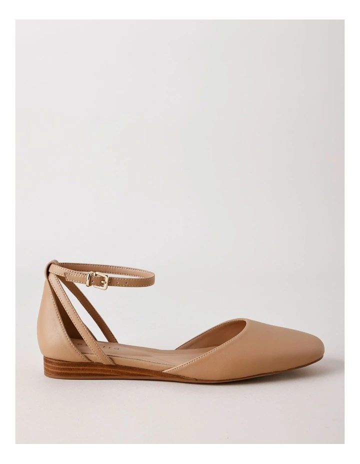 Kelise Flat Shoes in Latte image 1