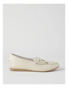 Suzie Flat Shoes in Sand Leather