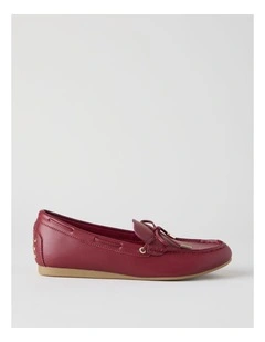 Suzie Flat Shoes in Red