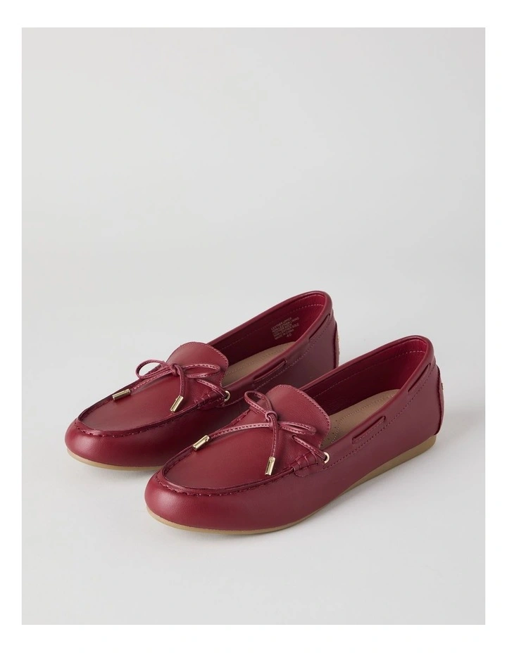 Suzie Flat Shoes in Red image 3
