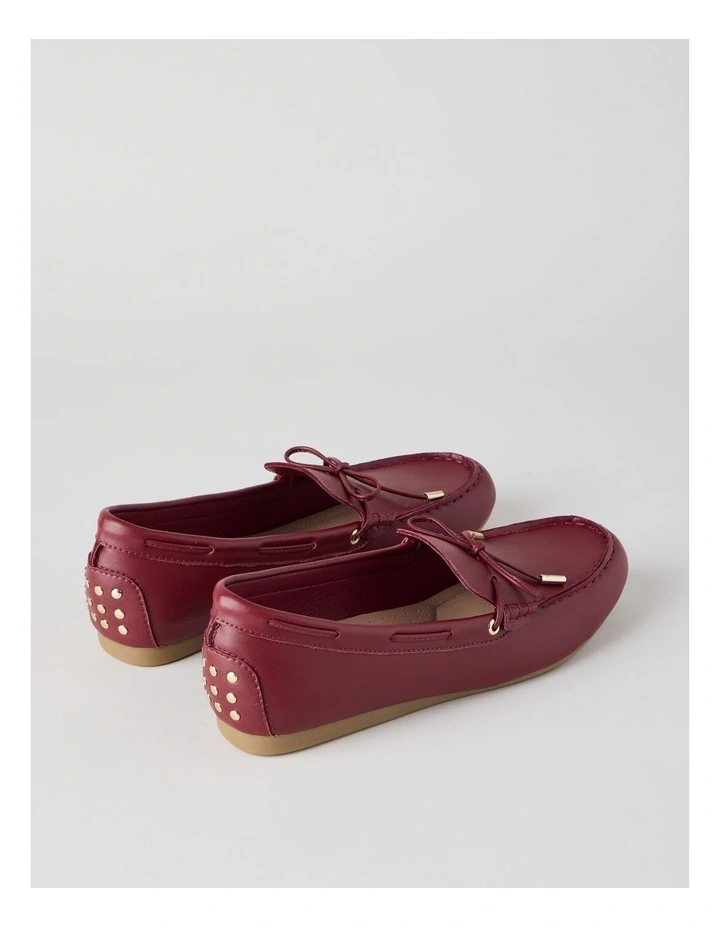 Suzie Flat Shoes in Red image 5