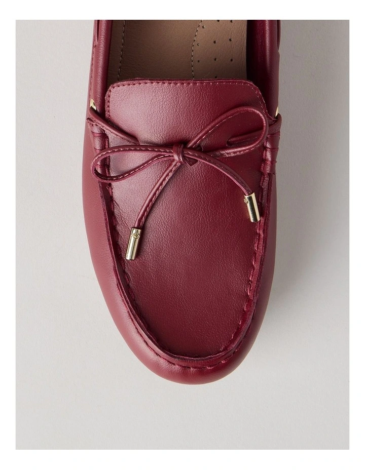 Suzie Flat Shoes in Red image 6