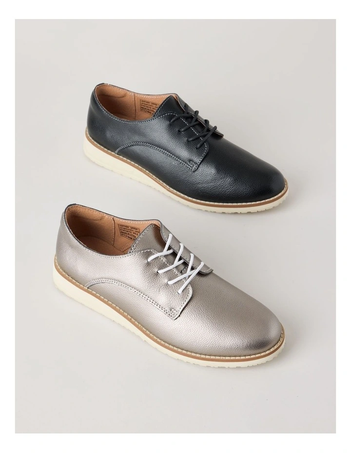 Rome Flat Shoes in Pewter image 7