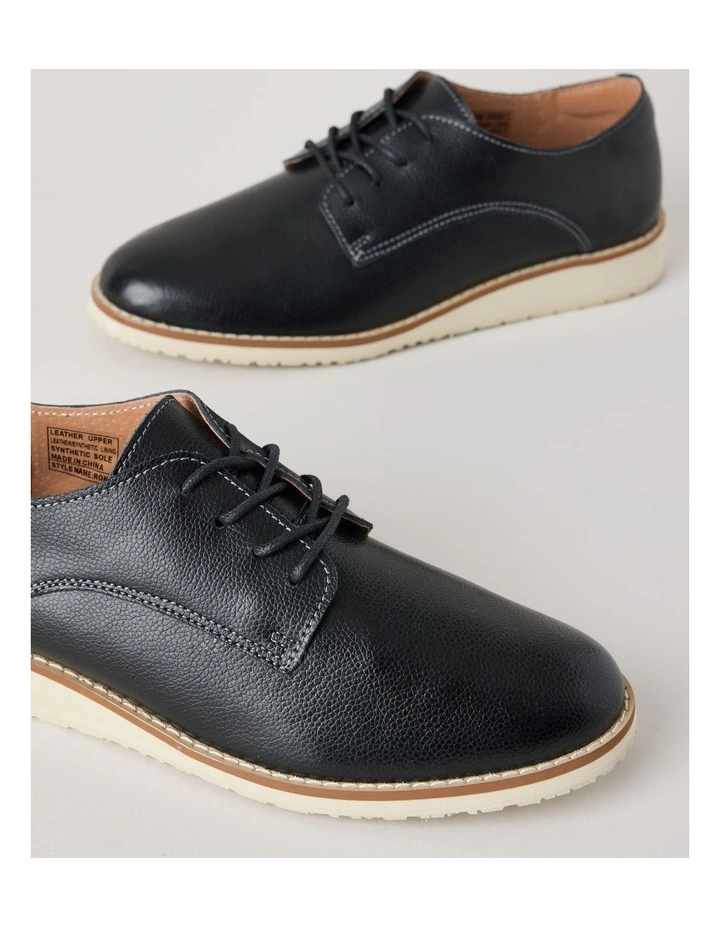 Rome Flat Shoes in Black image 2