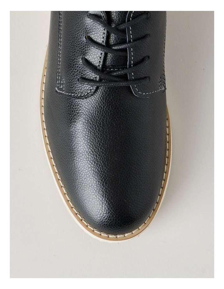 Rome Flat Shoes in Black image 5