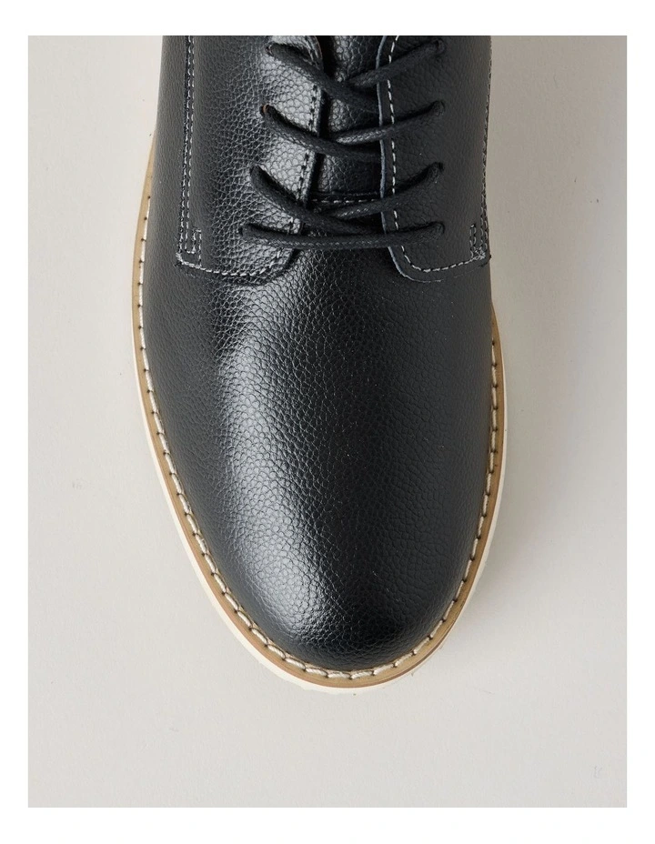 Rome Flat Shoes in Black image 6