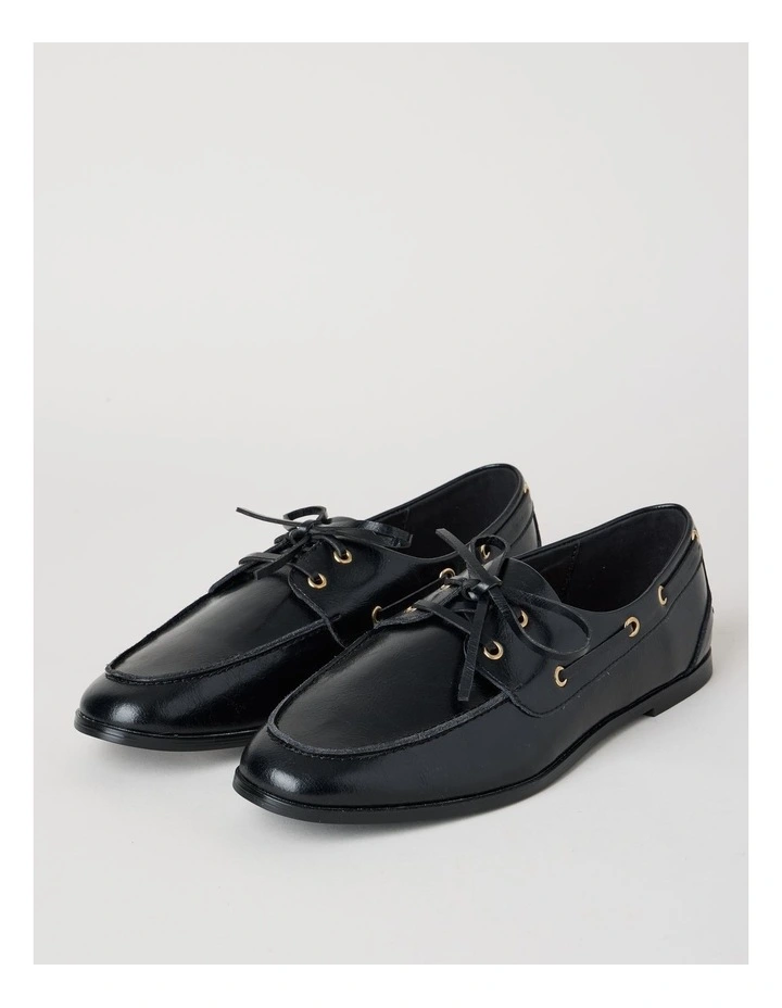Benson Flat Shoes in Black image 3