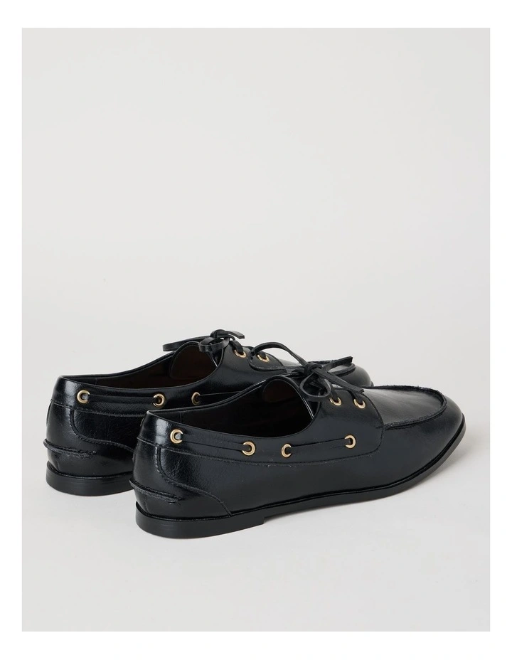 Benson Flat Shoes in Black image 4