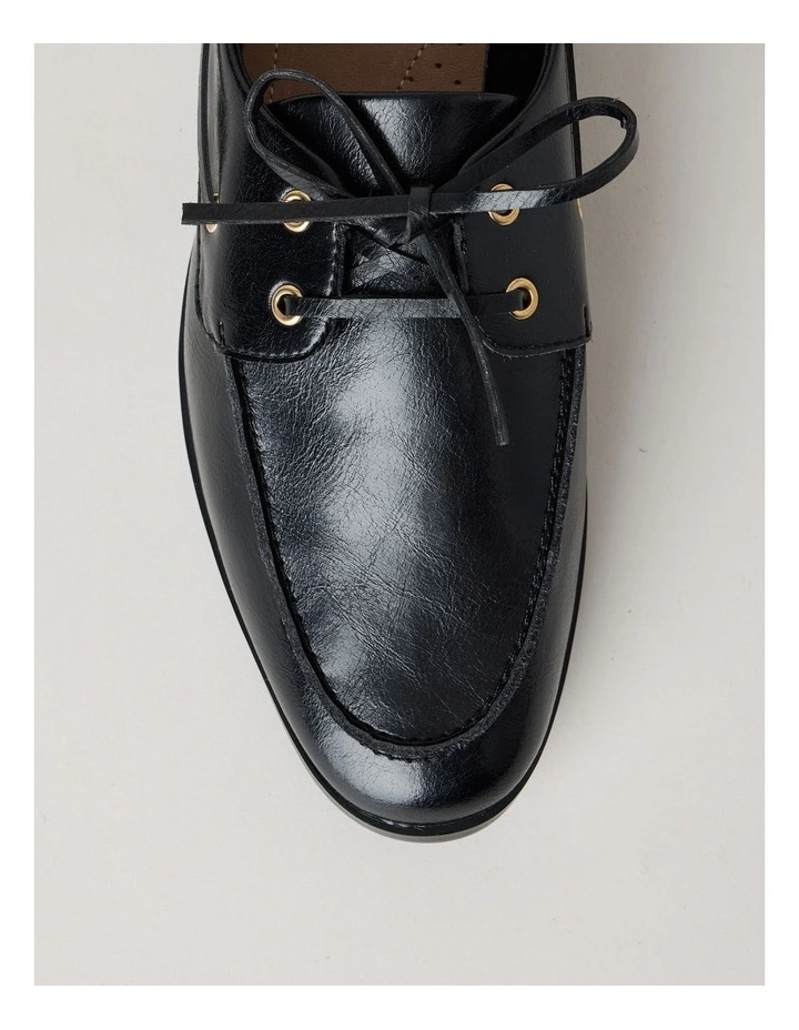 Benson Flat Shoes in Black image 6