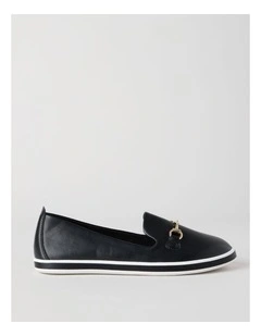 Lorne Flat Shoes in Black