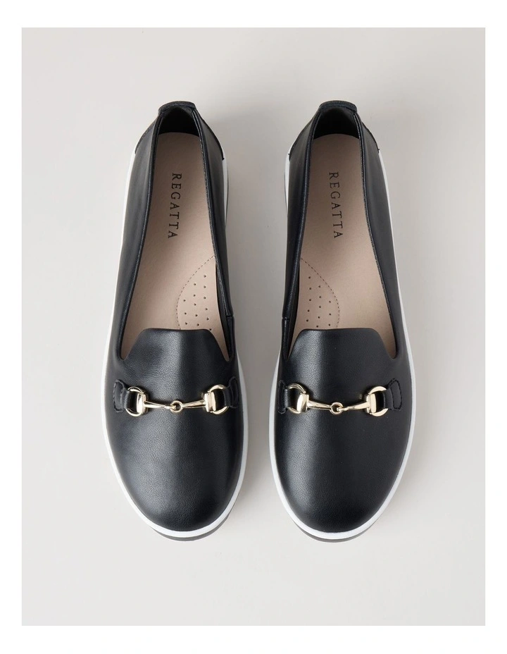 Lorne Flat Shoes in Black image 3